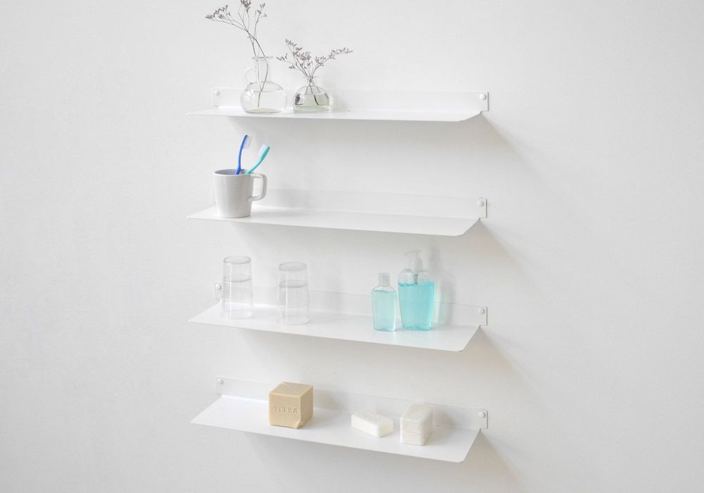 TEEline 6015 Bathroom shelves - Set of 4 TEEline 6015 Bathroom shelves - Set of 4