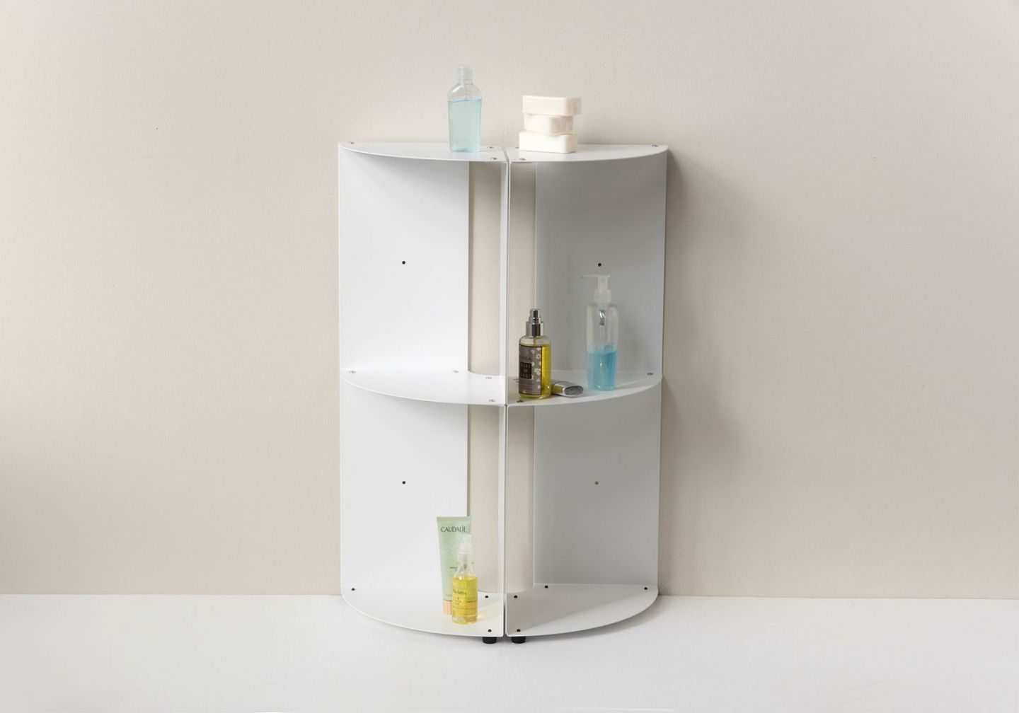 Vente Étagère angle salle de bain DANgolo métal 25x25x70cm