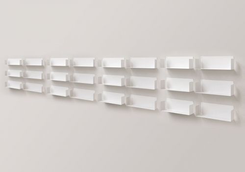Floating shelves  "U" - 60 cm - Set of 18