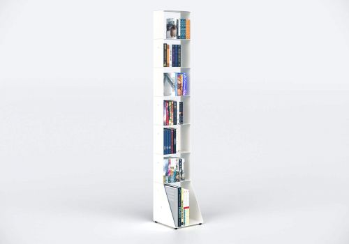 Narrow Bookcase W30 H185 D32 cm - 7 shelves