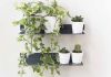 Etagère plante en alu L60 cm - Lot de 2