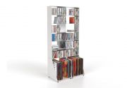 CD & vinyl storage W60 H125 D32 cm - 7 shelves