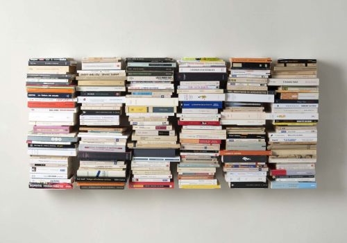 Étagère pour livres - Bibliothèque verticale 60 cm - Lot de 6