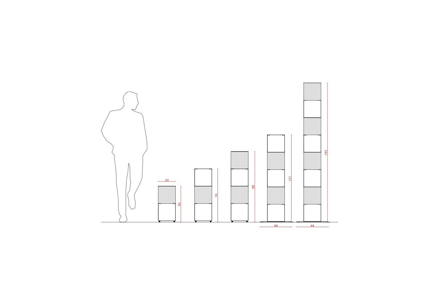 Buy the Cube Storage Shelves 8 shelves