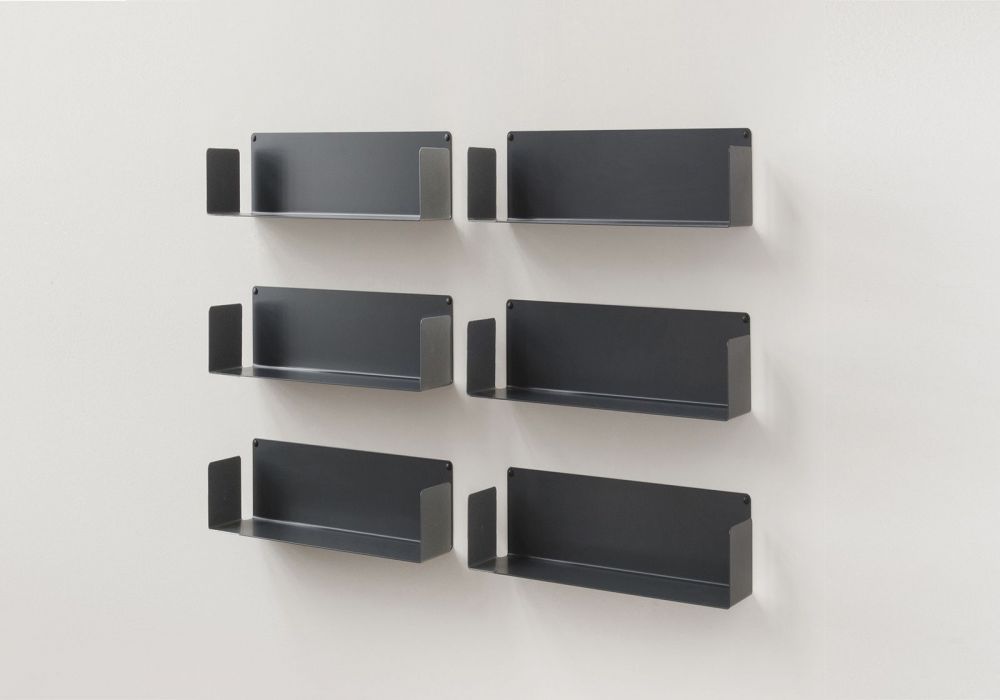 Mensola modulare "US" - 45 cm - Set di 6 - Acciaio