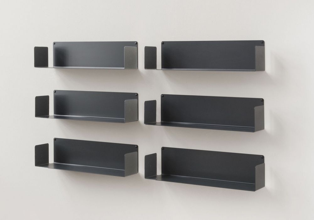 Floating shelves  "U" - 60 cm - Set of 6