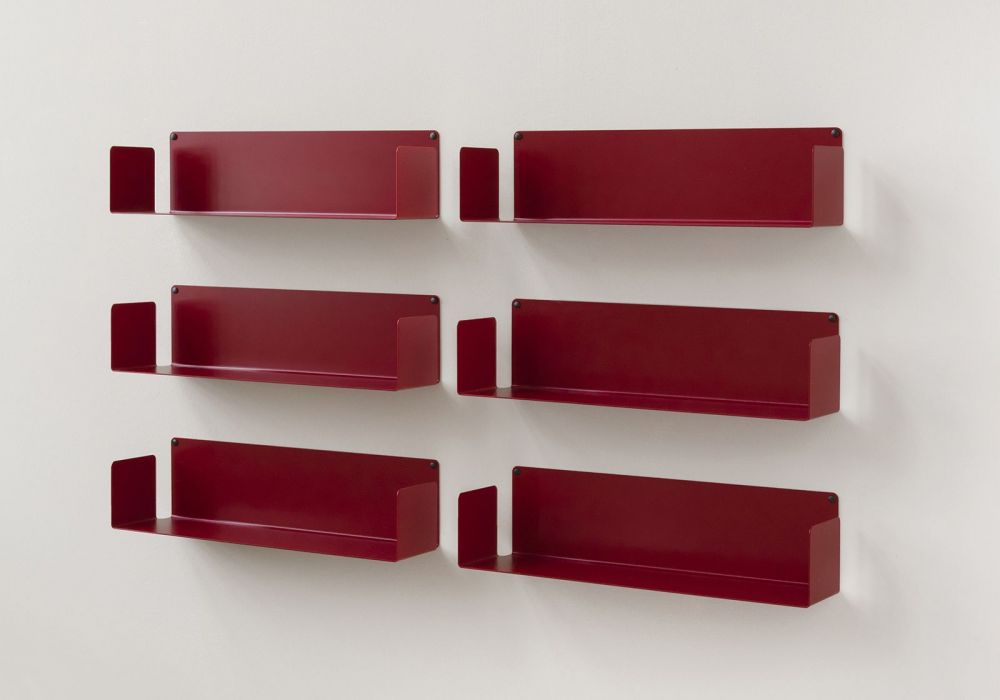 Modulares Regalsystem "U" - Satz von 6 - 60 cm - Stahl Modulares Regalsystem "U" - Satz von 6 - 60 cm - Stahl