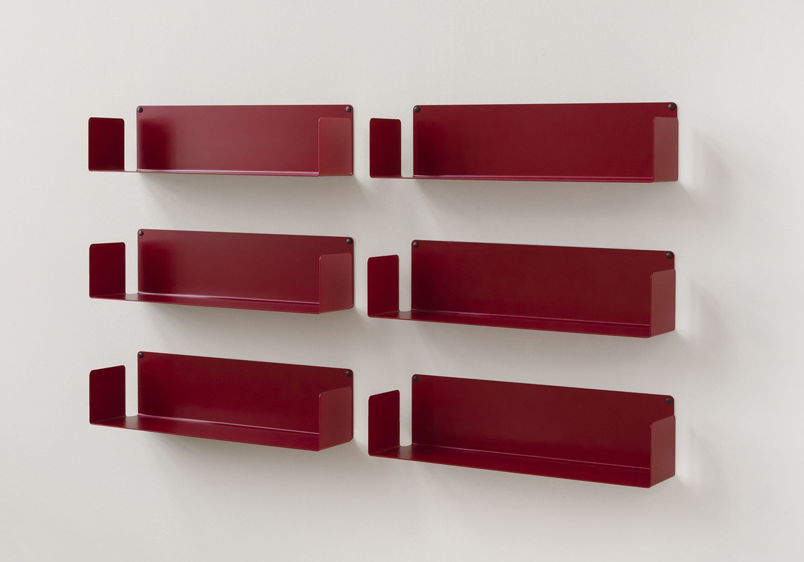 Floating shelves  "U" - 60 cm - Set of 6