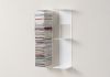 Estante para libros - Biblioteca vertical 60 cm - Juego de 2