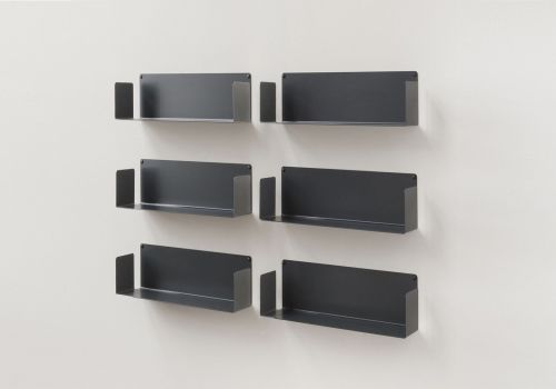 Mensola porta CD - Set di 6 - 45 cm - Acciaio