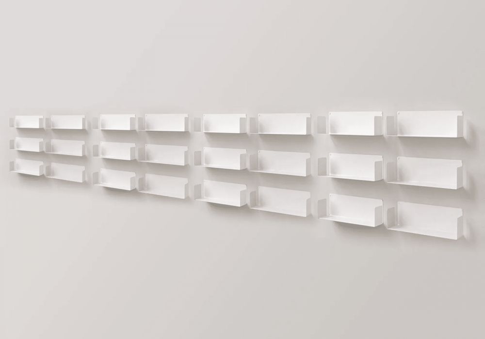 Estantes de pared 45 cm - Juego de 24 - Blanco Estantes de pared - 14