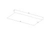 Kitchen shelves 45 cm - Set of 4 Kitchen shelves - 9