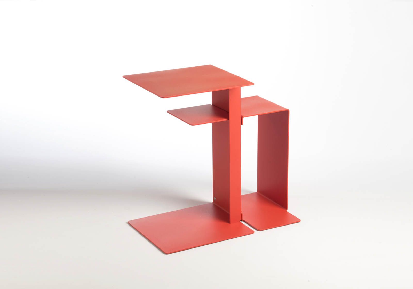 copy of Side table – Couch table - Red Modules Bibliothèque - 1