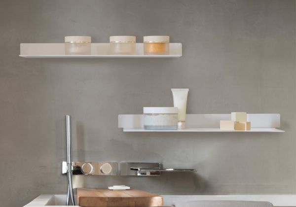 Bathroom shelves
