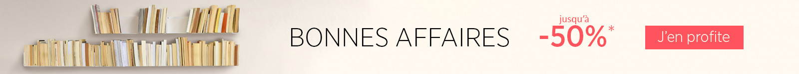 Promotions étagères