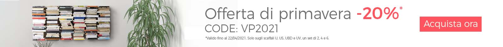 Scaffali scontati