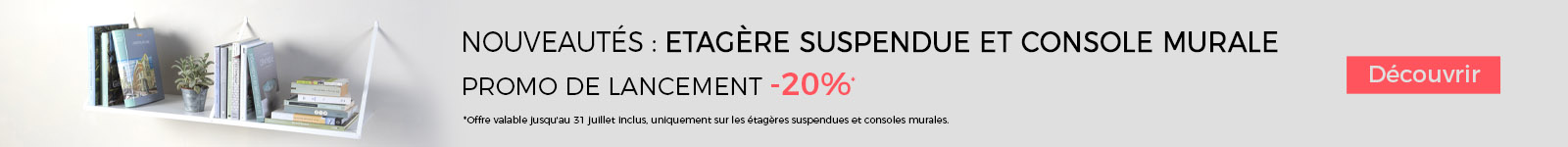 Promotions étagères