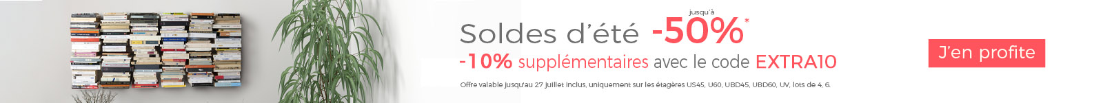 Promotions étagères