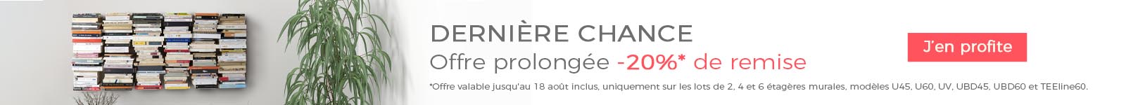 Promotions étagères
