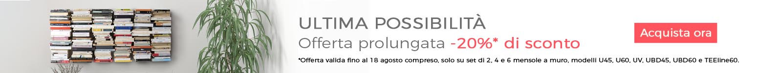 Scaffali scontati