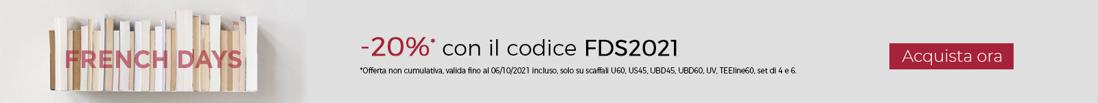 Scaffali scontati