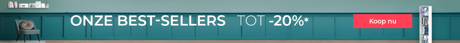 Wandplanken met korting