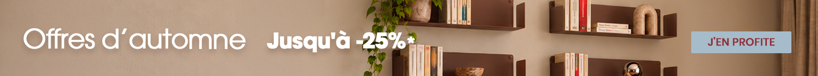 Promotions étagères